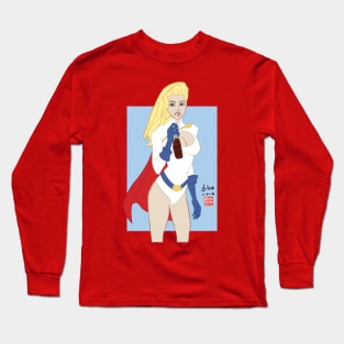 Power Girl Long Sleeve T-Shirt